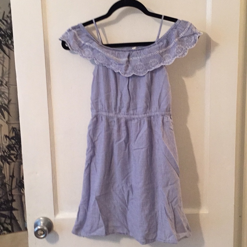 Gingham girls dress